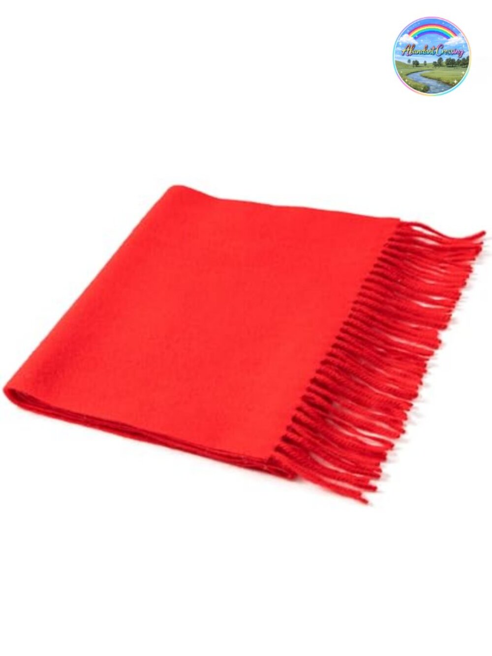 100% Cashmere Scarf with Fringed Edges Ultra Soft Large Shawl Wrap